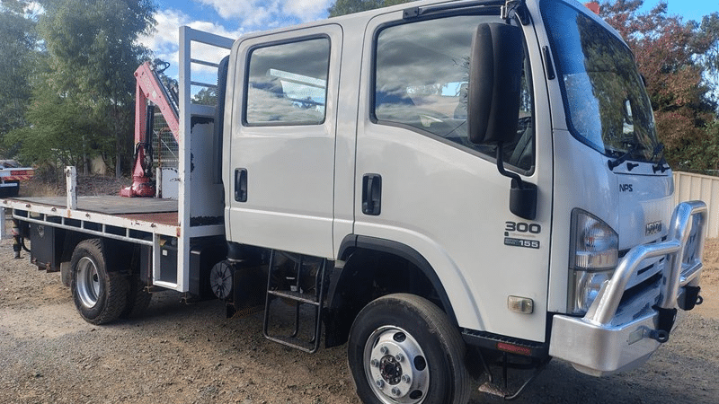 2012 Used Isuzu N-Series Crane Truck