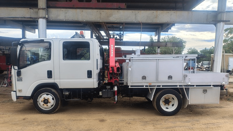 2008 Used Isuzu N-Series Crane Truck