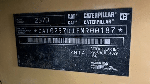 2014 Used Caterpillar 257D Skid Steers