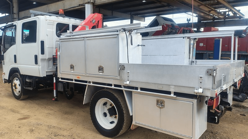 2008 Used Isuzu N-Series Crane Truck