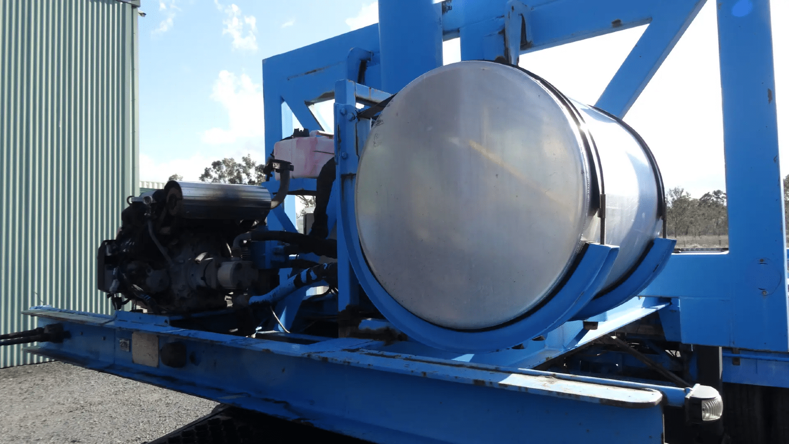 1993 Used Barker Skeletal Trailer