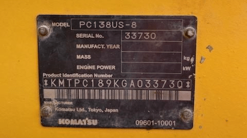 2016 Used Komatsu PC138US-8 Excavators