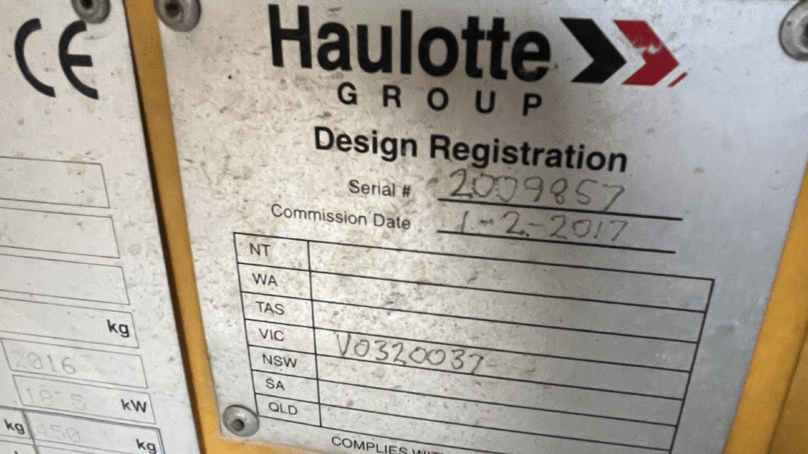 2016 Used Haulotte Compact 12DX Scissor Lifts