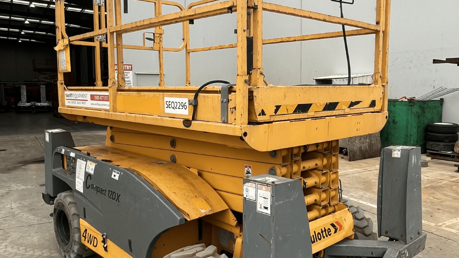 2016 Used Haulotte Compact 12DX Scissor Lifts