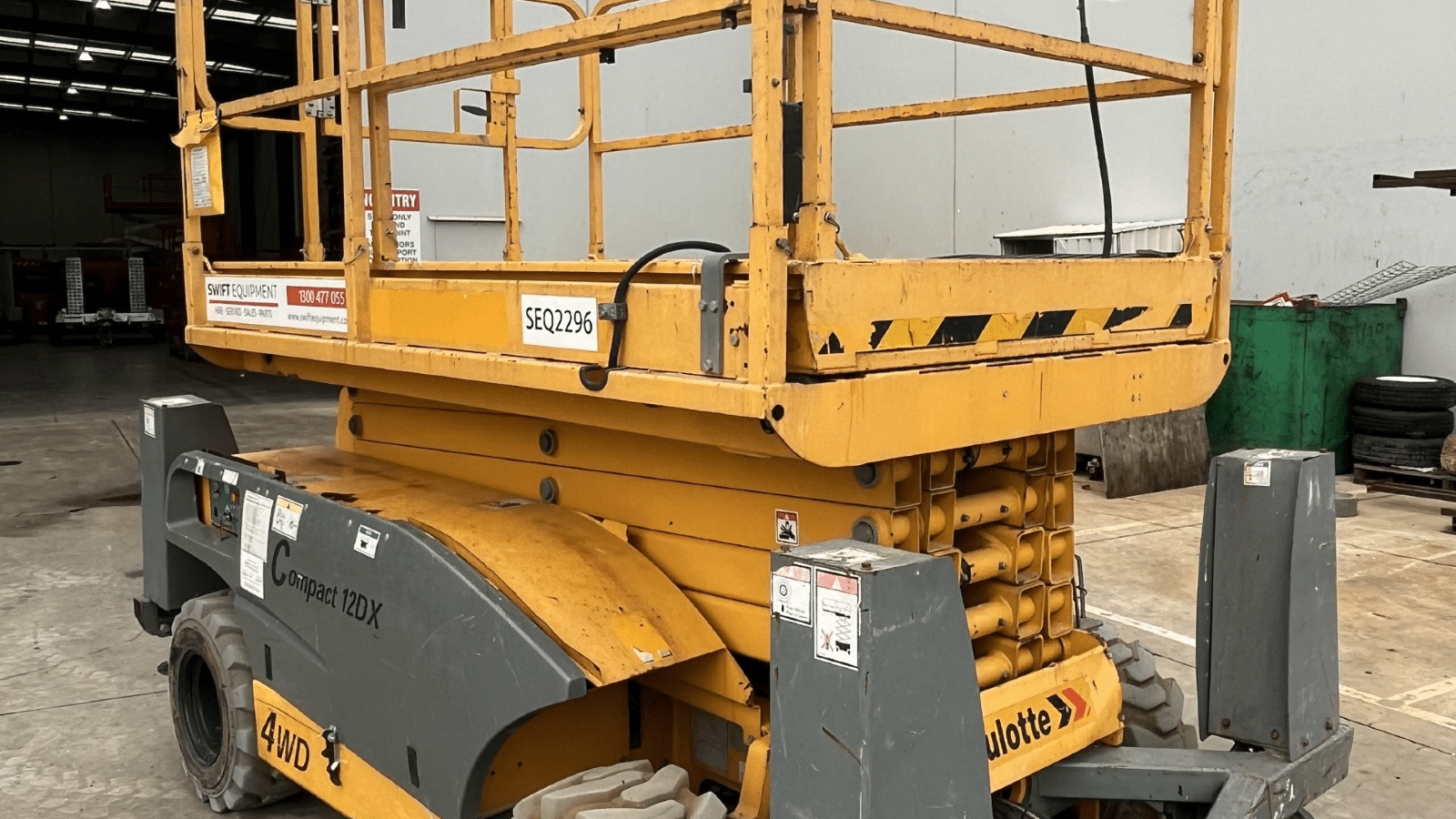 2016 Used Haulotte Compact 12DX Scissor Lifts