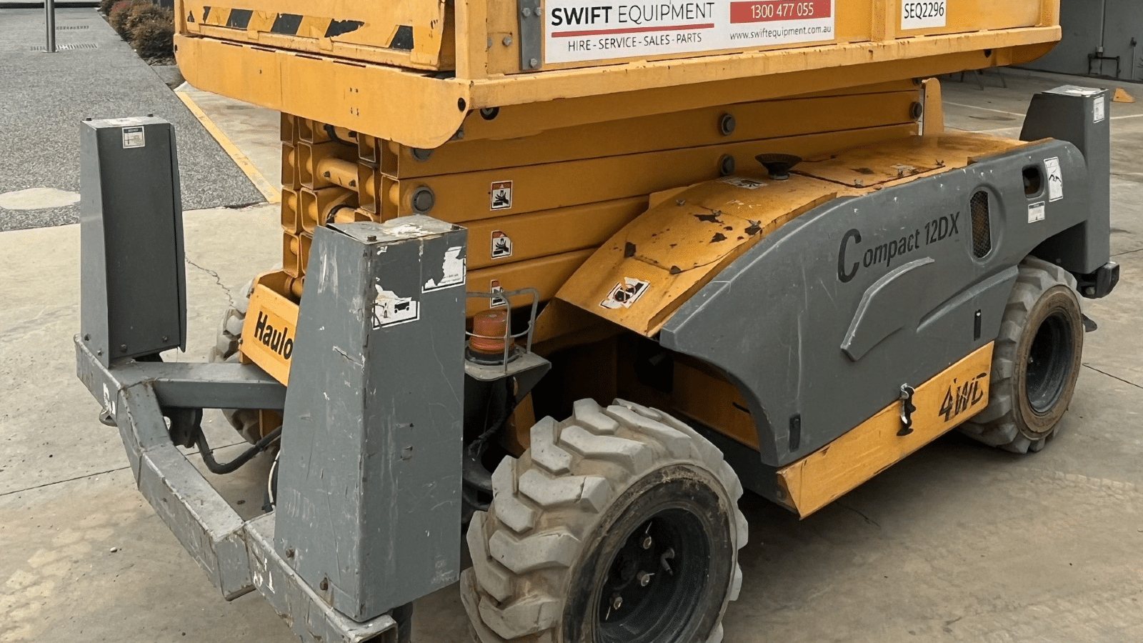 2016 Used Haulotte Compact 12DX Scissor Lifts