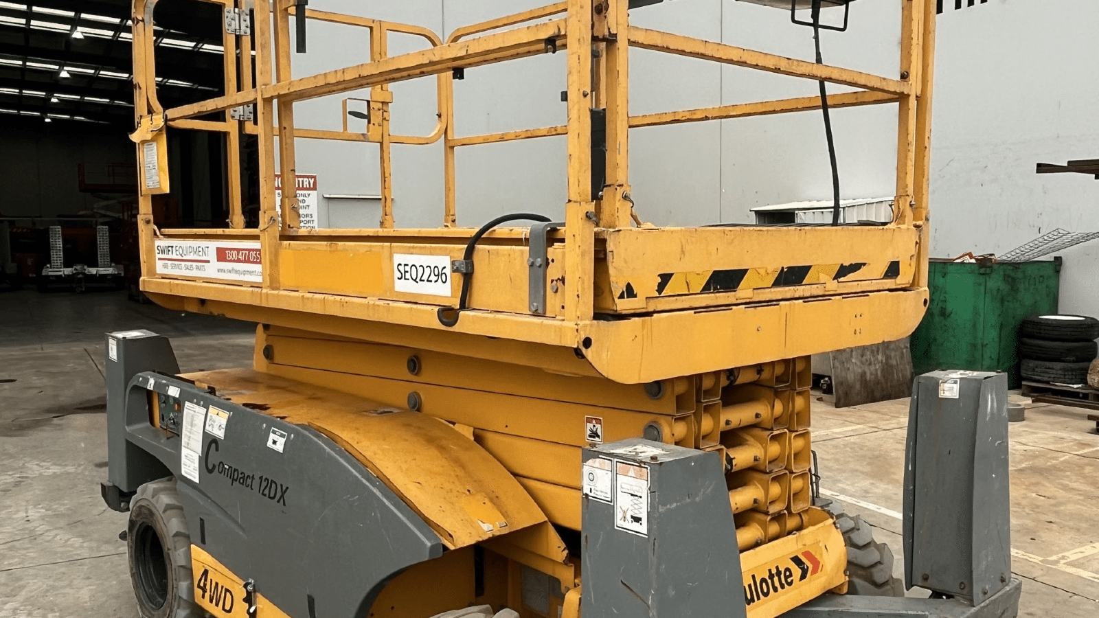 2016 Used Haulotte Compact 12DX Scissor Lifts