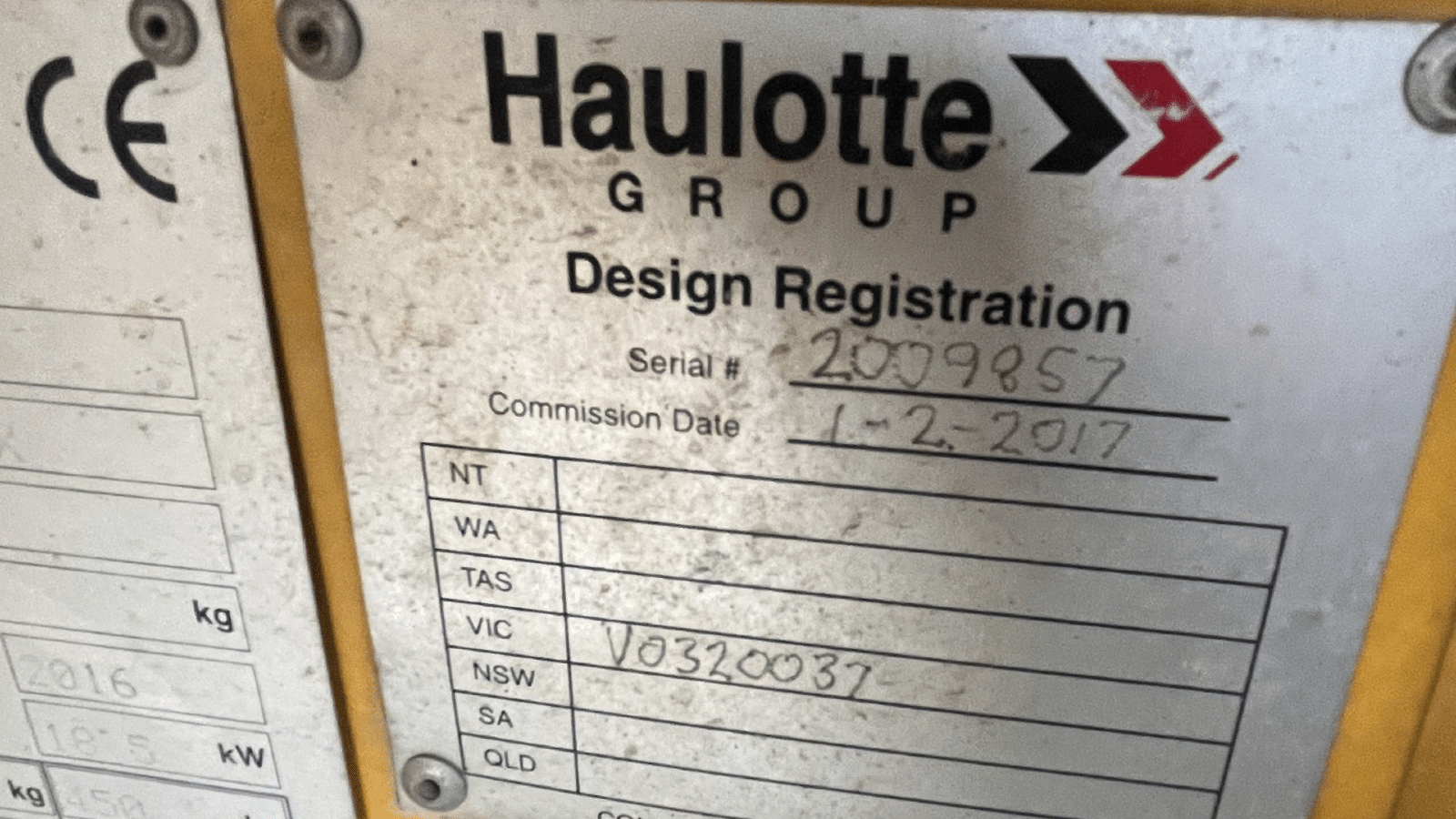 2016 Used Haulotte Compact 12DX Scissor Lifts