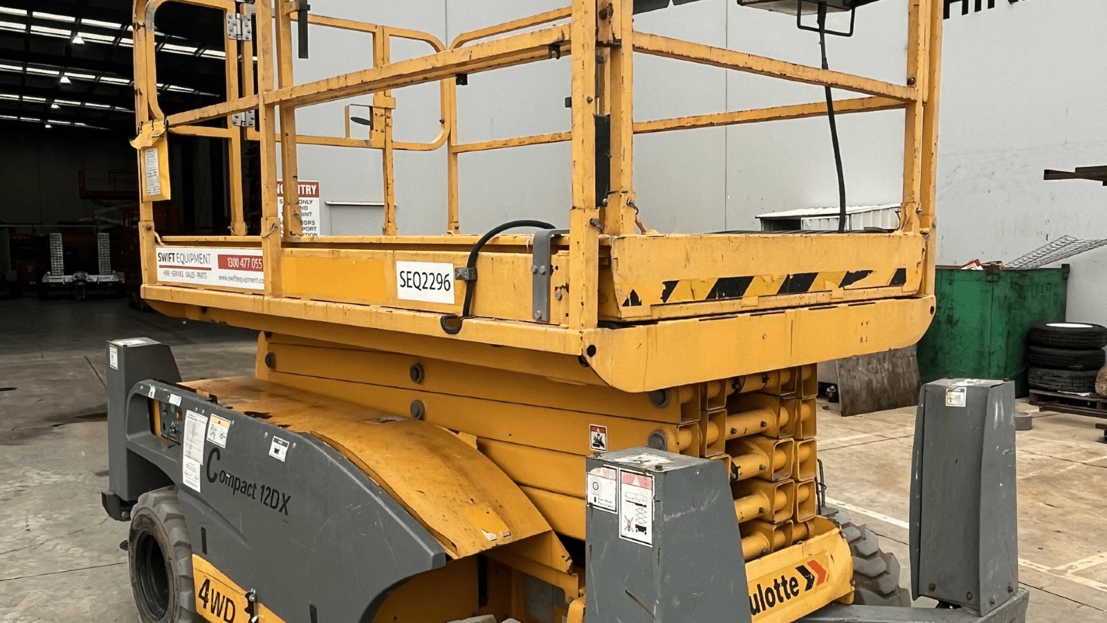 2016 Used Haulotte Compact 12DX Scissor Lifts
