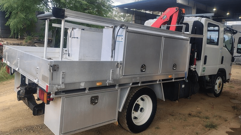 2008 Used Isuzu N-Series Crane Truck