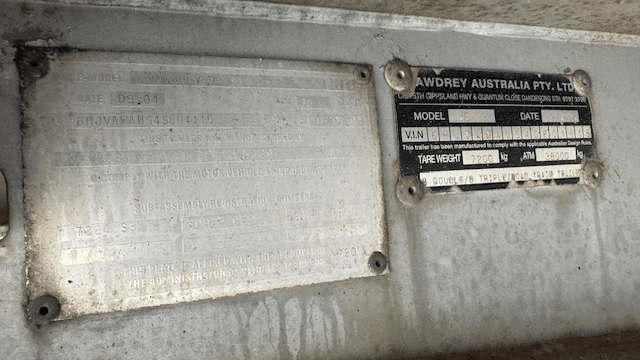 2004 Used Vawdrey Curtainsider