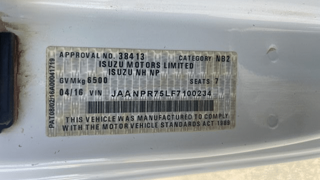 Used Isuzu NPR Tipper