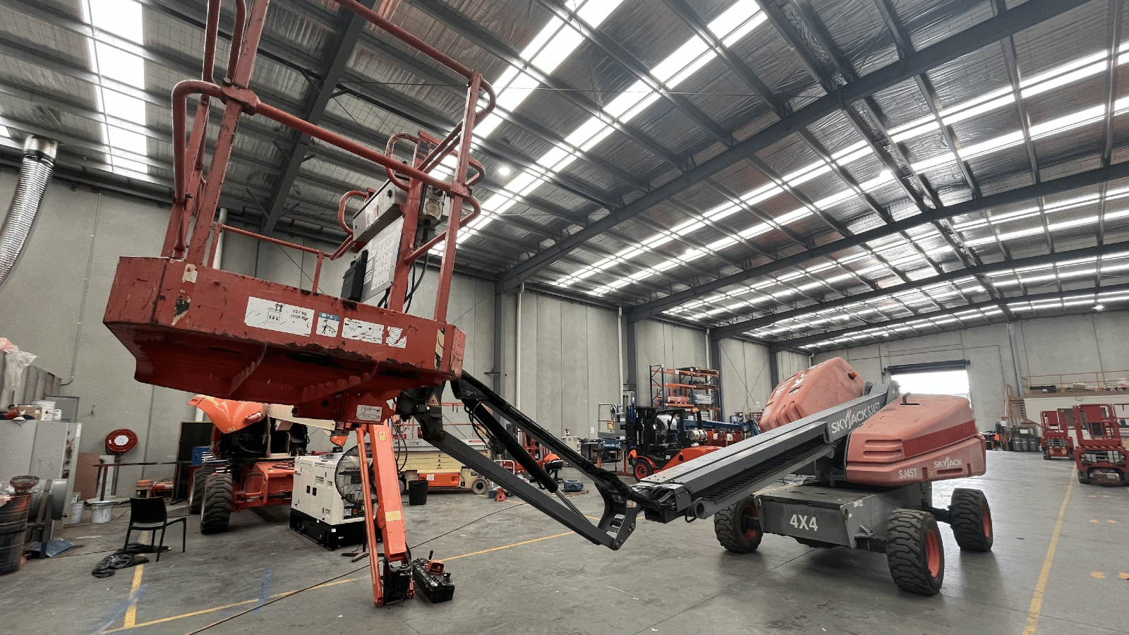 2014 Used SkyJack SJ45T Boom Lifts