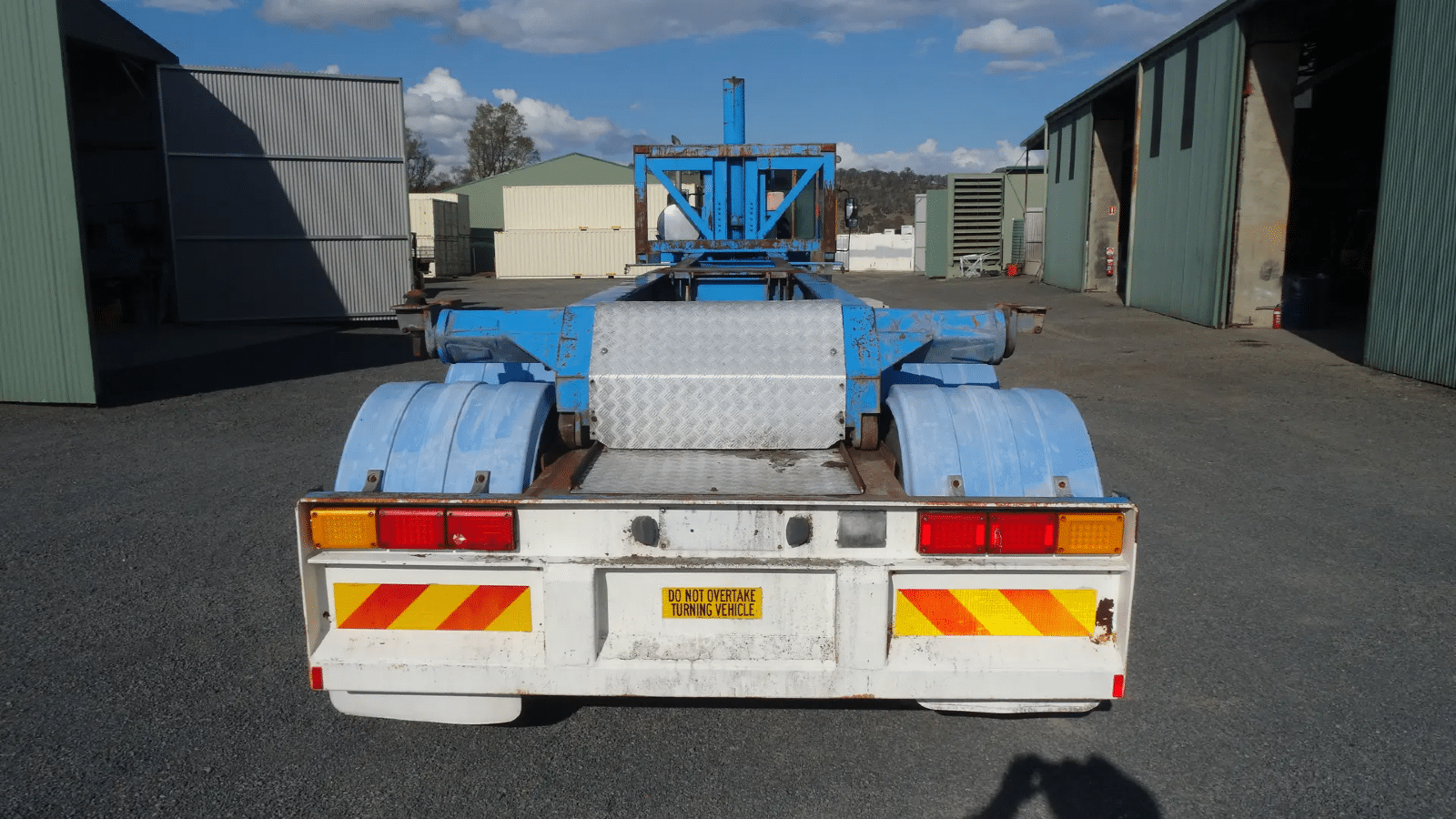 1993 Used Barker Skeletal Trailer