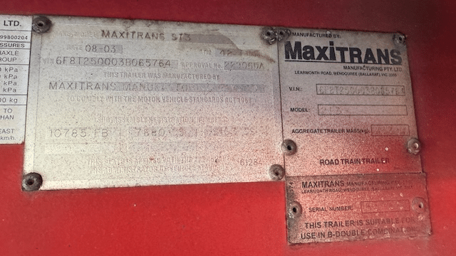 2002 Used Freighter Curtainsider