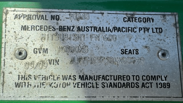 Used Mitsubishi Fighter Crane Truck