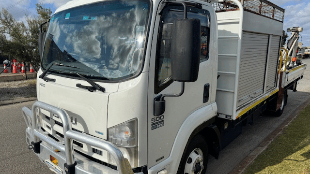 2011 Used Isuzu FRR Crane Truck