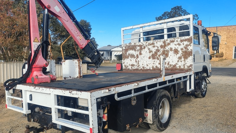 2012 Used Isuzu N-Series Crane Truck