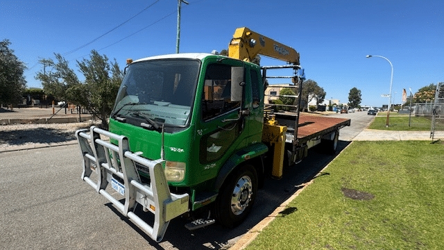 Used Mitsubishi Fighter Crane Truck