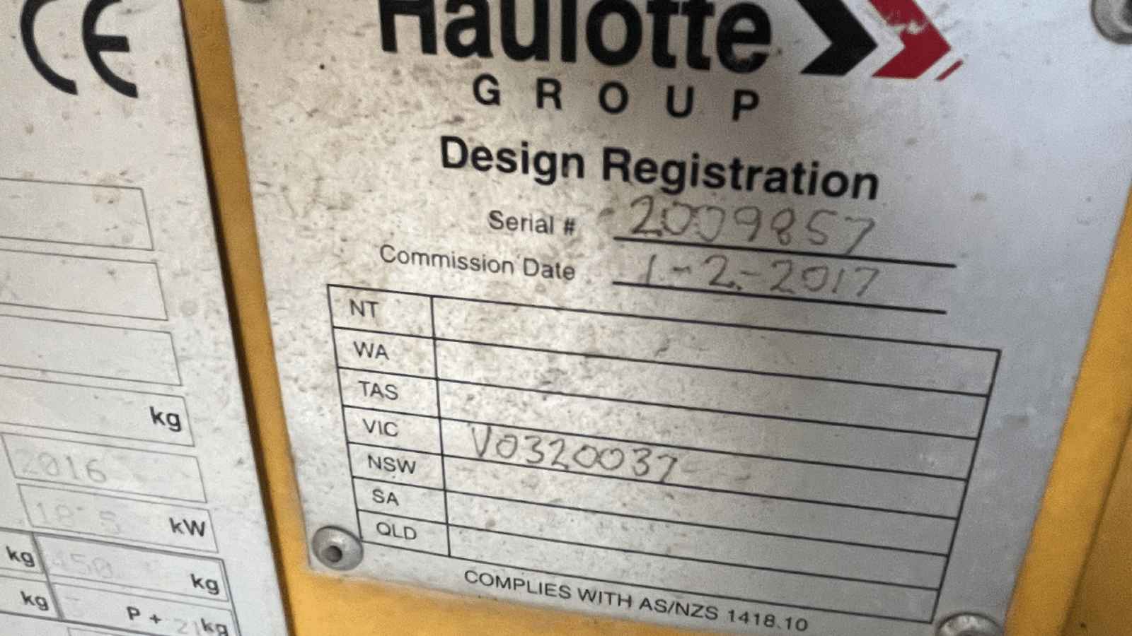 2016 Used Haulotte Compact 12DX Scissor Lifts