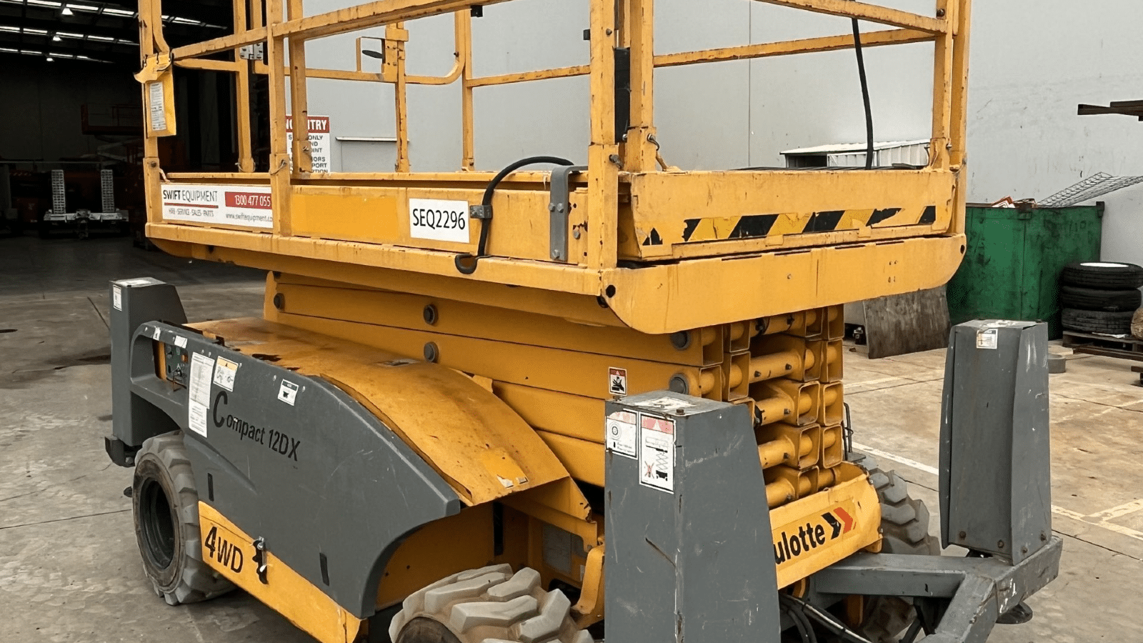 2016 Used Haulotte Compact 12DX Scissor Lifts