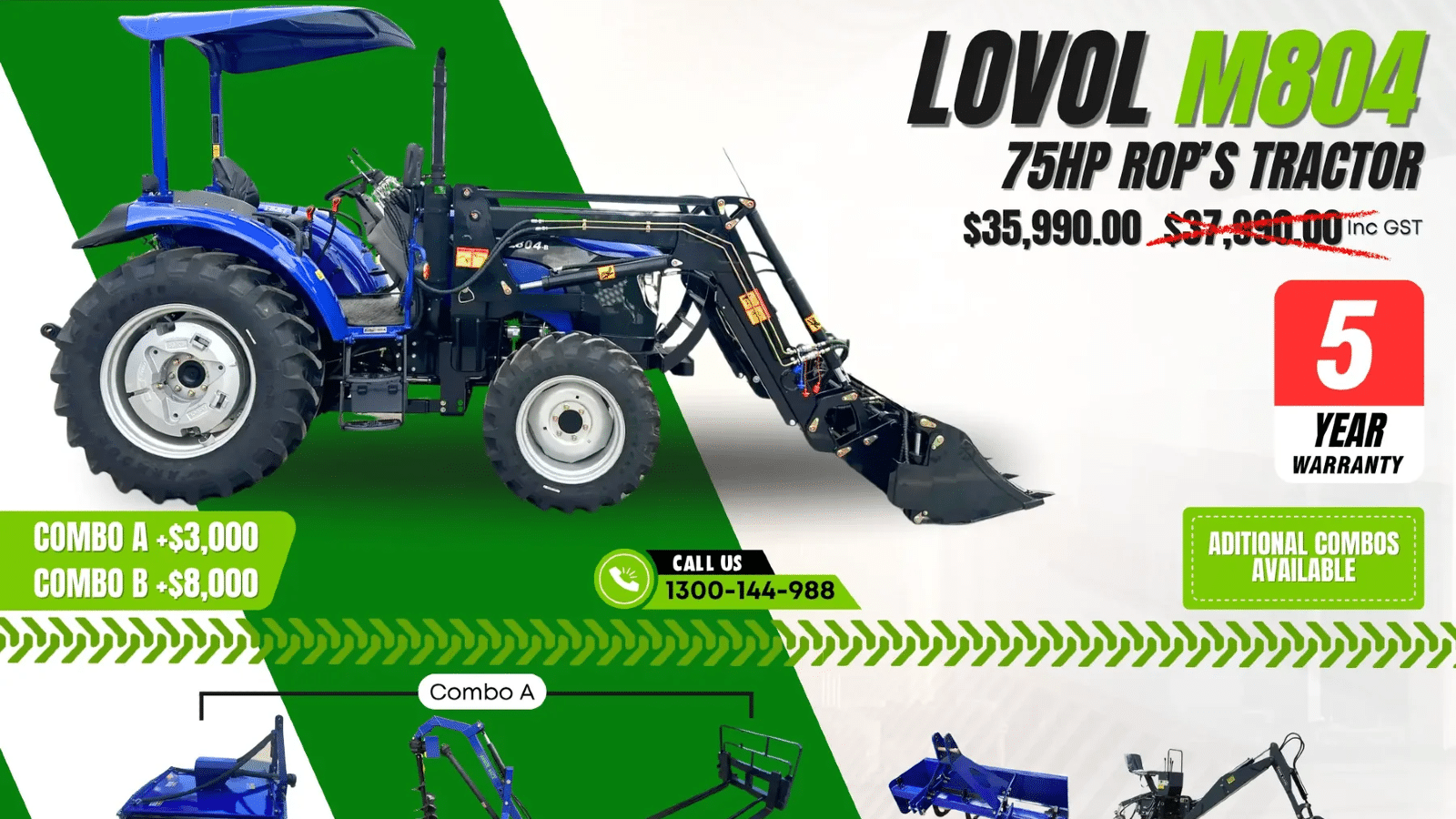 2025 New LOVOL M804 TB-3 Tractor