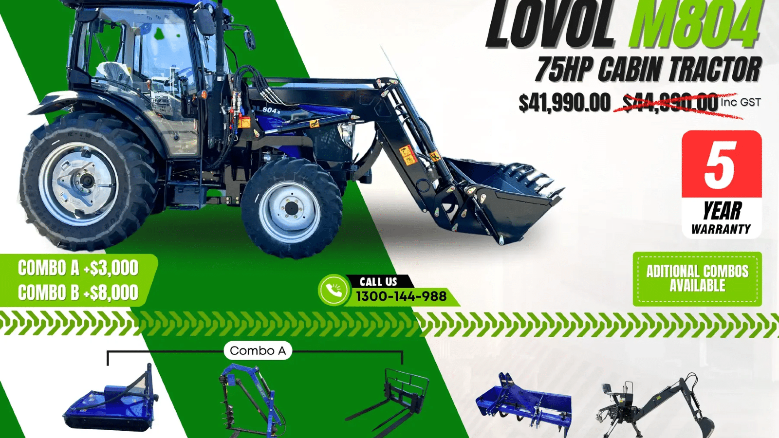 2025 New LOVOL M804 TB-3 Tractor