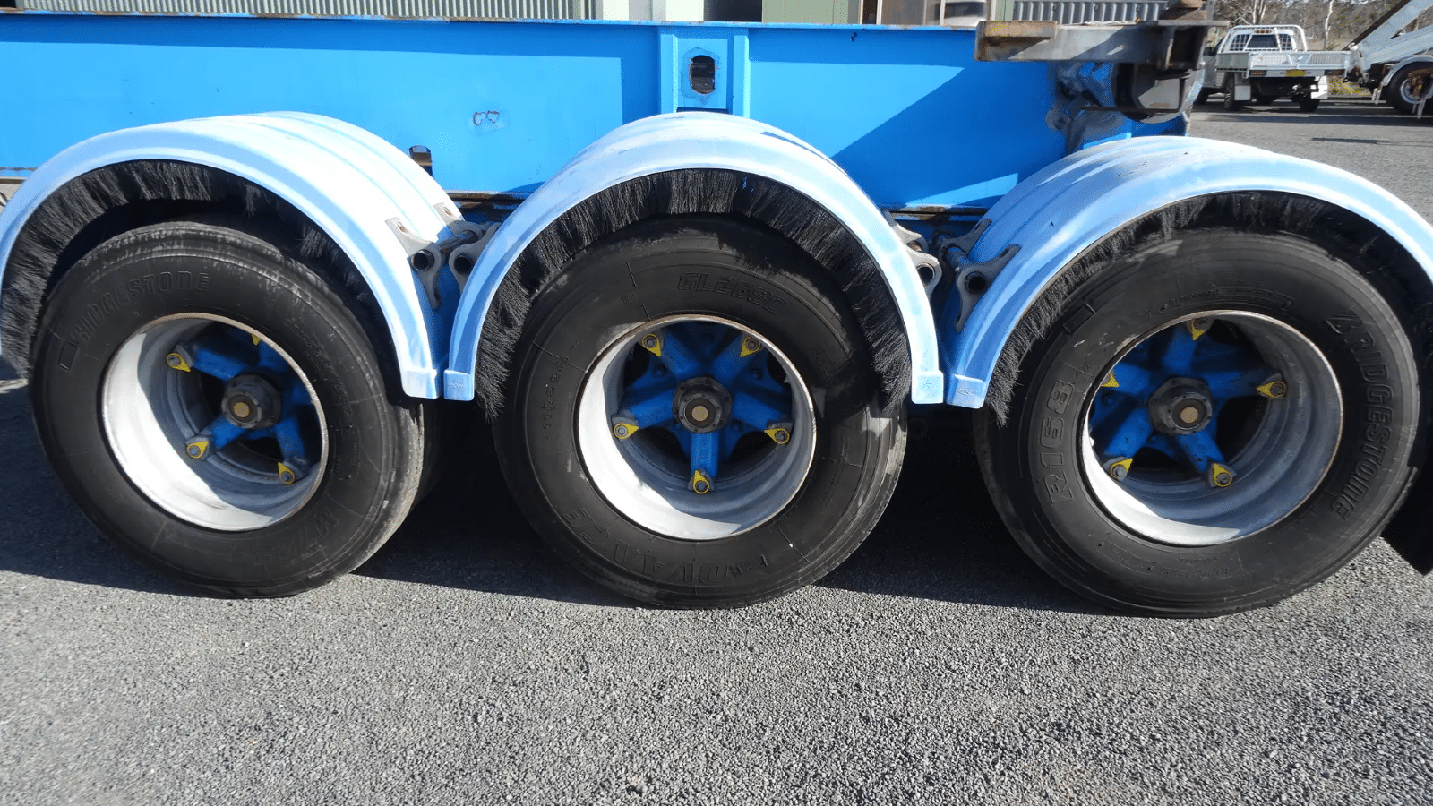1993 Used Barker Skeletal Trailer