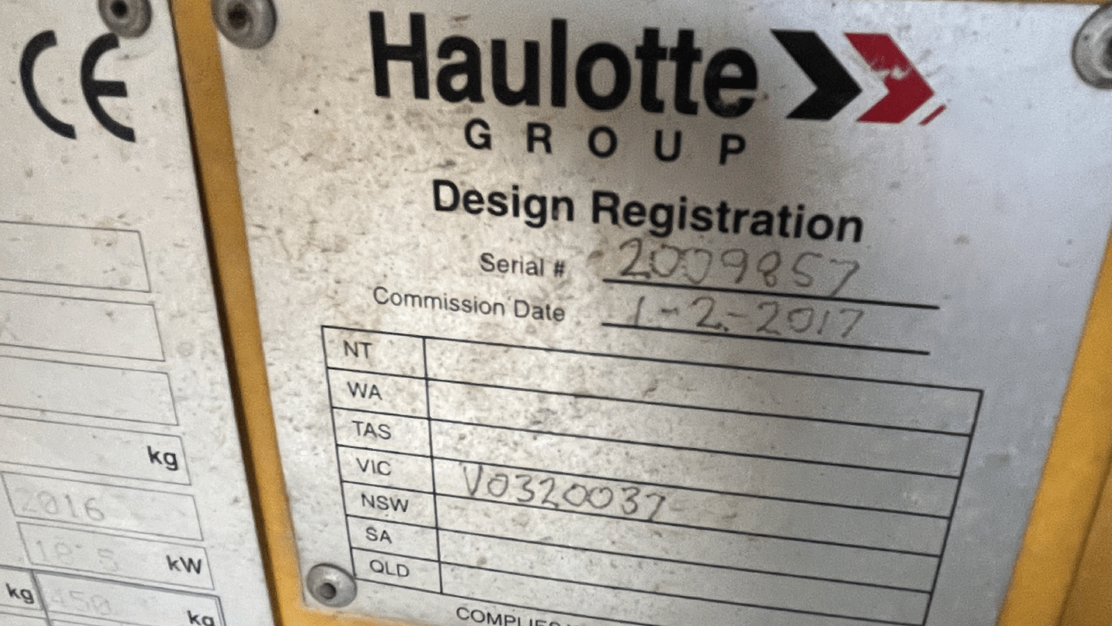2016 Used Haulotte Compact 12DX Scissor Lifts