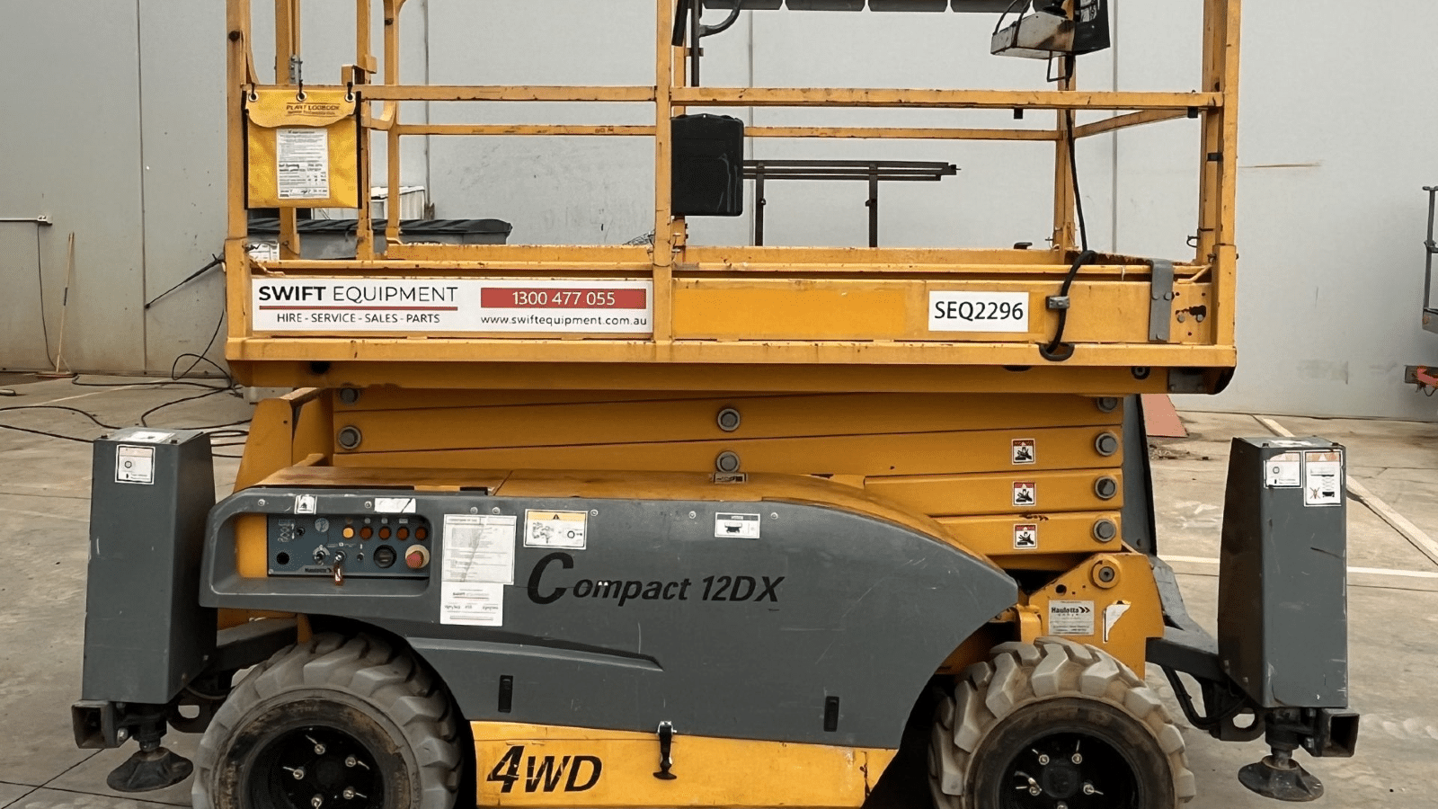 2016 Used Haulotte Compact 12DX Scissor Lifts
