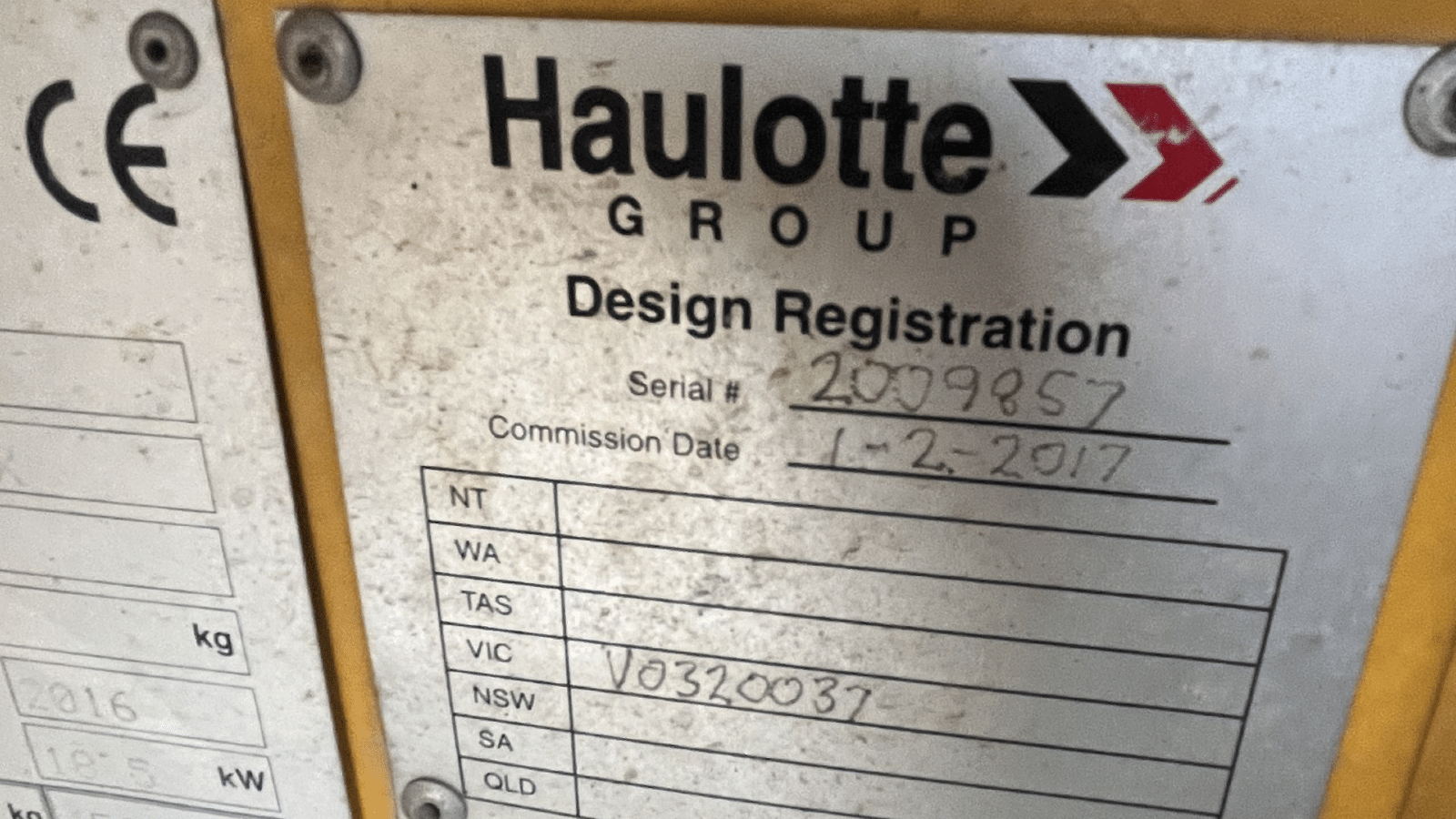 2016 Used Haulotte Compact 12DX Scissor Lifts