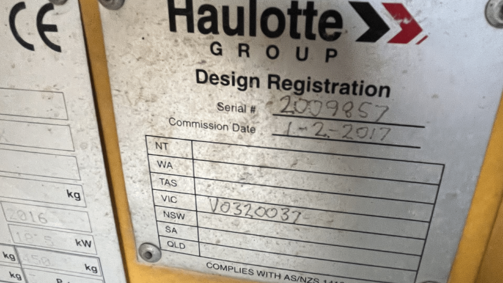 2016 Used Haulotte Compact 12DX Scissor Lifts