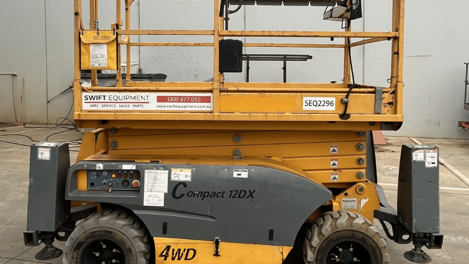 2016 Used Haulotte Compact 12DX Scissor Lifts