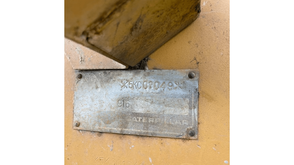1986 Used Caterpillar 916 Loaders