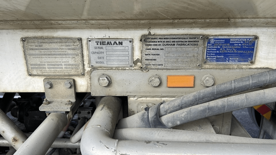 2007 Used Tieman Tanker