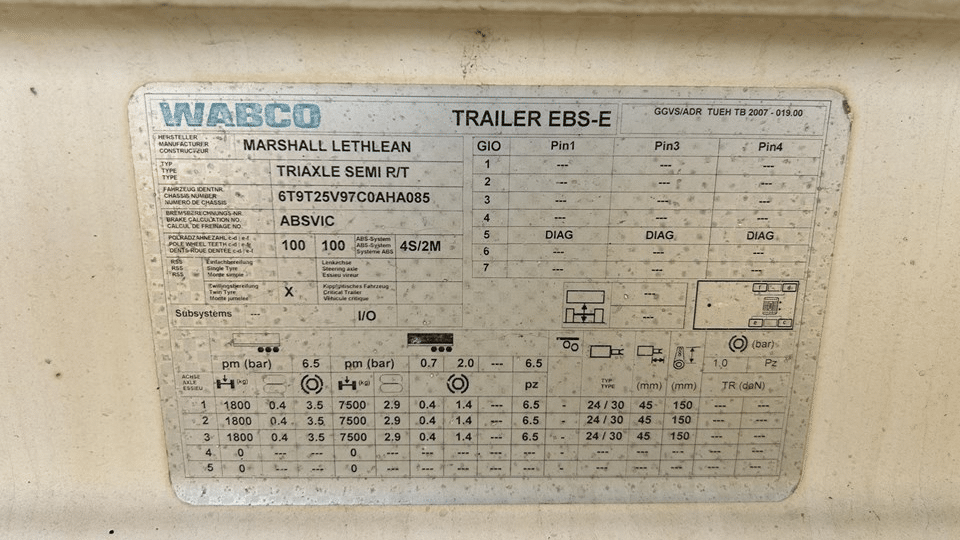 2013 Used Marshall Lethlean Tanker