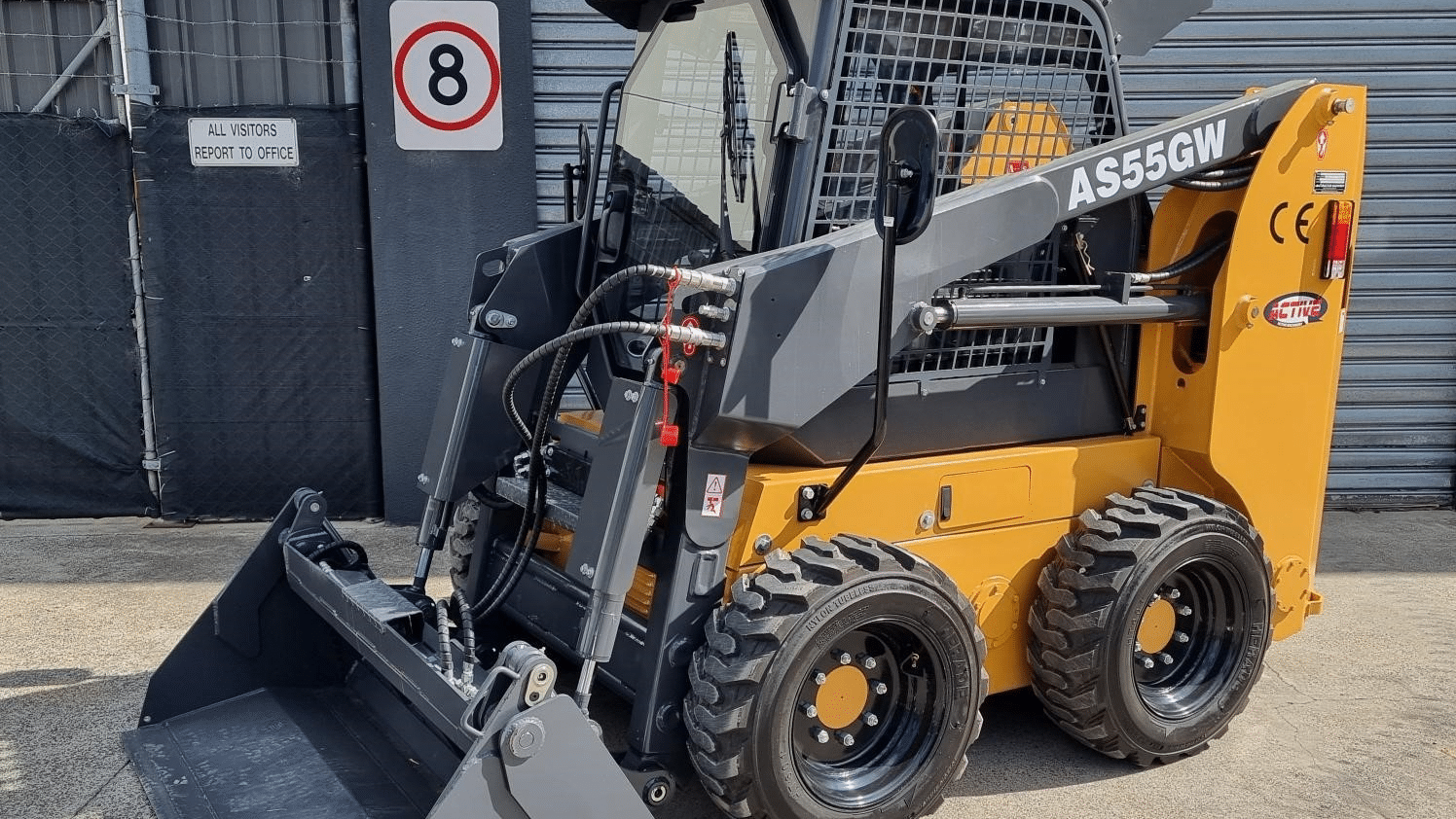 2025 New Active Machinery AS55GW Skid Steers