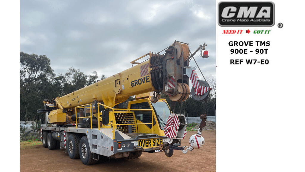 2008 Used Grove TMS900E Crane Truck