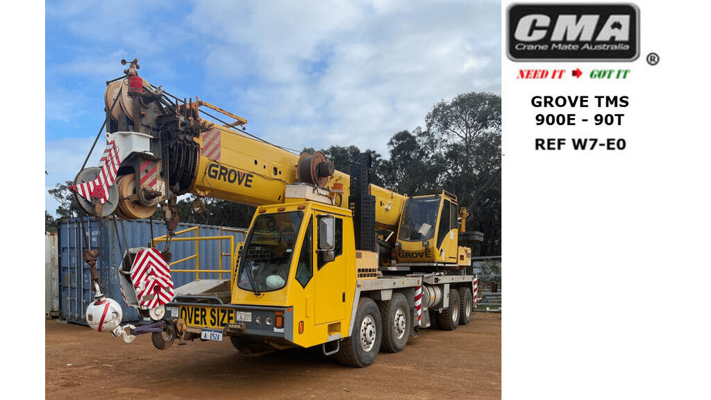2008 Used Grove TMS900E Crane Truck