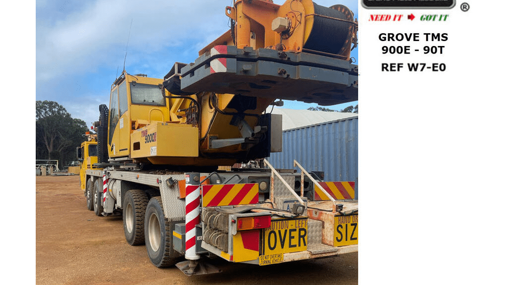 2008 Used Grove TMS900E Crane Truck
