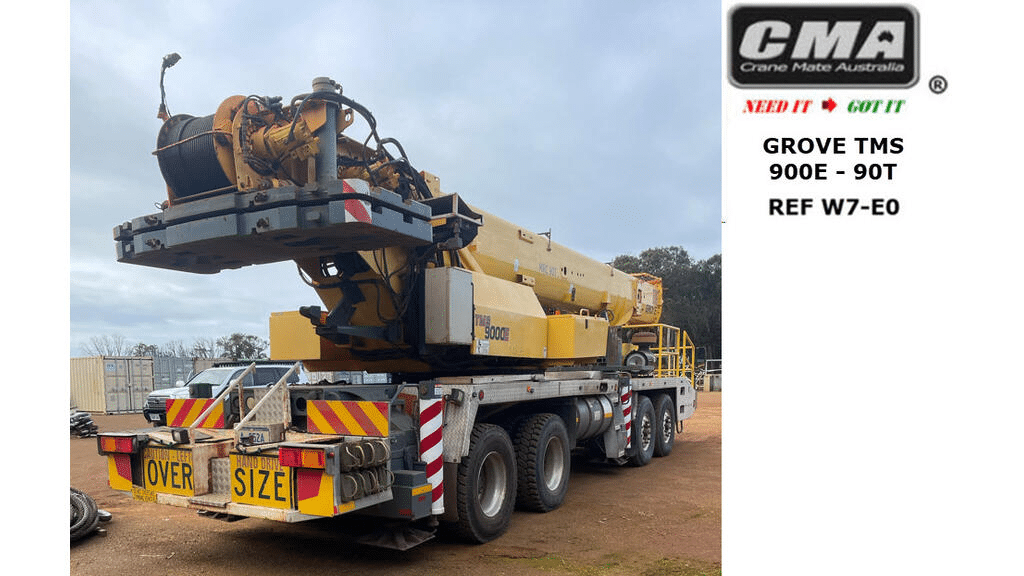 2008 Used Grove TMS900E Crane Truck