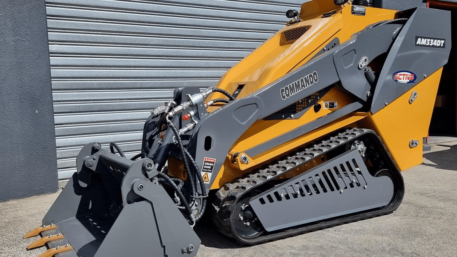 2025 New Active Machinery AM334DT Commando Skid Steers