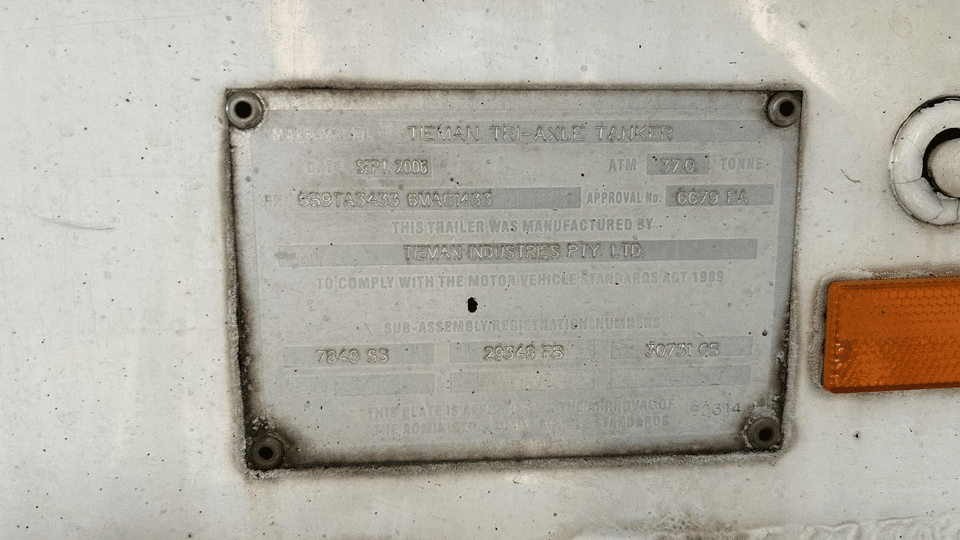2006 Used Tieman Tanker