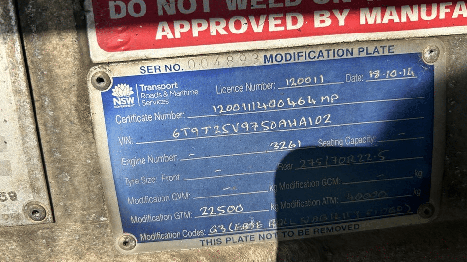 2005 Used Marshall Lethlean Tanker