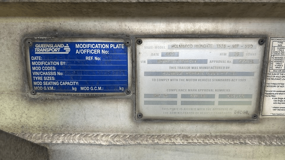2000 Used Holmwood Tanker