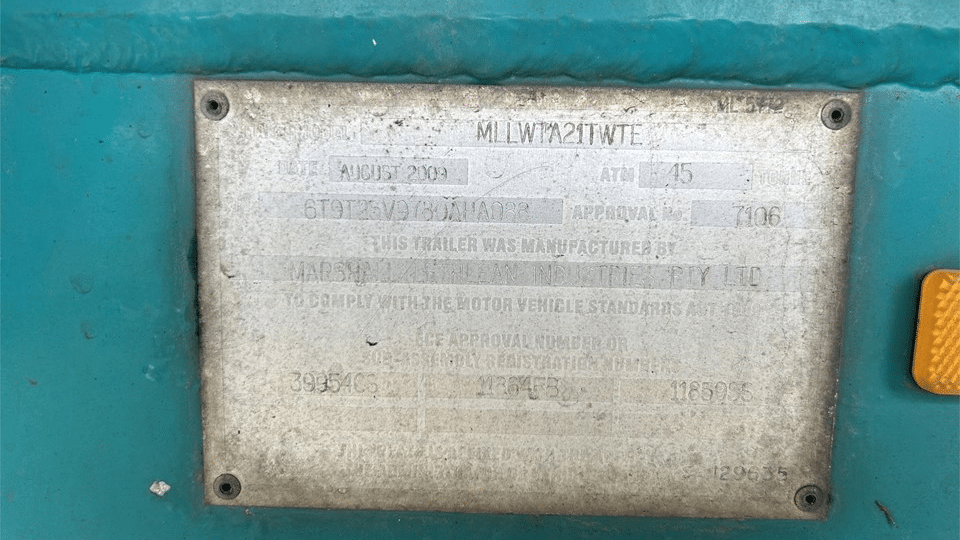2009 Used Marshall Lethlean Tanker