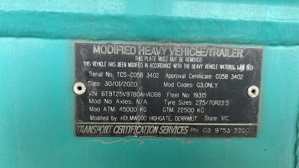 2009 Used Marshall Lethlean Tanker