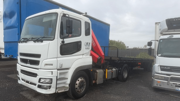 2016 Used Mitsubishi FP54 Crane Truck