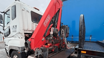2016 Used Mitsubishi FP54 Crane Truck