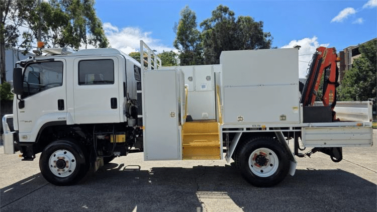 2016 Used Isuzu FTS Crane Truck
